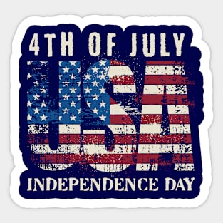 4th of July Independence Day Sticker